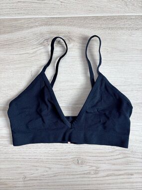 Lunya Seamless Bare Bralette Bra Black Medium